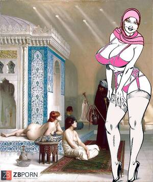 arab shemale toon - Muslim Shemale Fuck Comics