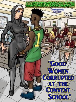 interracial coed collegiate cartoons - Good Women Convent School- IllustratedInterracial - Porn Cartoon Comics