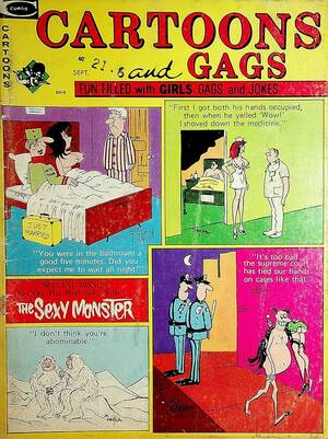 free cartoon porn magazine - Cartoons and Gags Adult Magazine Fun Filled With Girls, Gags, and Jokes  September 1973: MM: Amazon.com: Books
