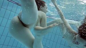 extreme lesbian sex swimming pool - Hairy and shaved lesbians naked in the pool - XNXX.COM