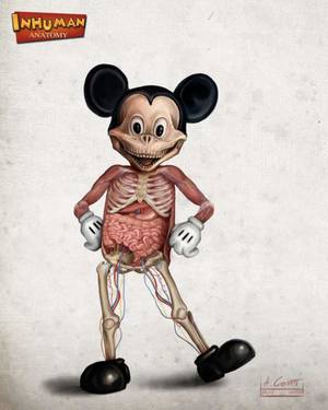Mickey Mouse Porn - mickey-skeleton-skinless
