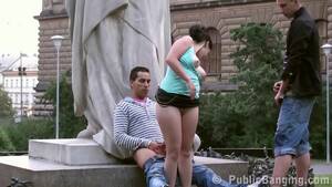 Group Sex In Public Xnxx - A young pretty chick in a public group sex by a world famous landmark - XNXX .COM