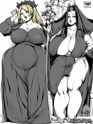 anime tits bbw - Porn image of saggy tits anime coronation robes bbw 20 nude pubic hair  created by AI