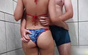 Bikini Couple Porn - College-couple Bathroom Porn Videos | Faphouse