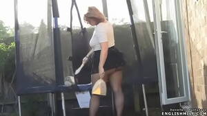 amateur wife pantyhose upskirt - Pantyhose upskirt British big butt wife in mini skirt - XVIDEOS.COM