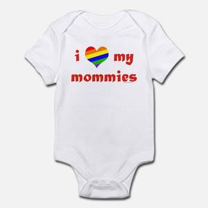 Baby Gay Porn - I Love My Mommies Infant Bodysuit