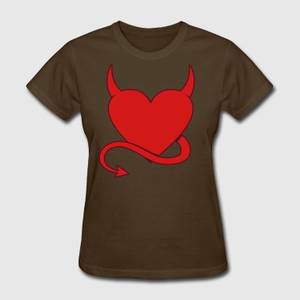 Horny Toddler Porn - Horny Heart - Women's T-Shirt