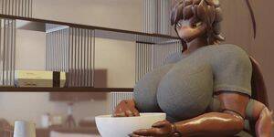 Anthro Giantess Porn - Moon Munching - Furry Giantess Macro Vore Animation - Tnaflix.com