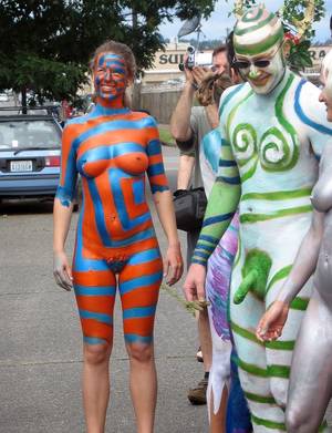 Man Body Paint Porn - Painted Whimsey