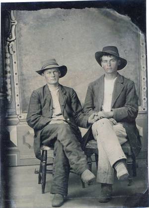 Homosexuality In The 1800s - Vintage photo - Gay couple in the late 1800's in America.