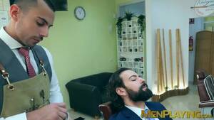 Fuck Boy Haircut - Bearded businessman Miguel Angel bareback barber banging watch online