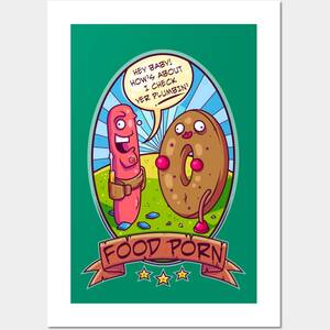 Food Porn Art - Food Porn - Green - Posters and Art Prints | TeePublic