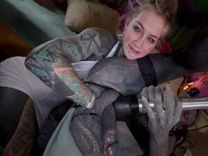 dominant tranny shemale tattooed - Amateur Fisting Videos | Shemale Gape - Anuskatzz Fist Of Love â€“ Tattoo  Trans Couple Anal Amateur