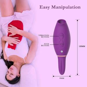 girl sucks vibrator - New 5+10 Mode Tongue Licking Oral Sucking Vibrator Sex Toys For Women  Nipple Clitoral Stimulator Adult Female Masturbator Porn Sex 230316 From  18,48 â‚¬ | DHgate