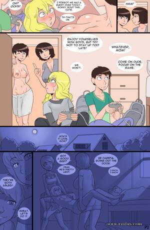 group sex threesome cartoon - Page 1 | nobody-in-particular-comics/sleepover-raiders | Erofus - Sex and  Porn Comics