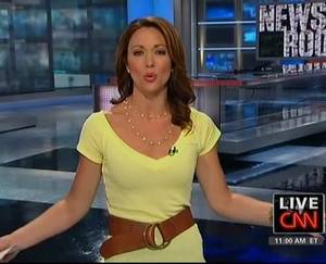 Cnn Brooke Baldwin Pussy - TV Anchor Babes: Brooke Baldwin in a Hot Yellow Dress on CNN