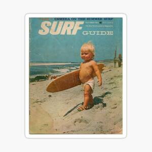 70s Surfer Porn - Vintage Surf Stickers for Sale | Redbubble