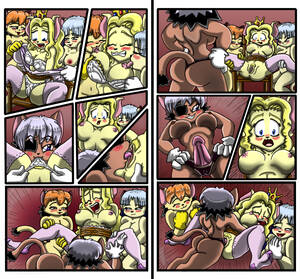 Furry Lesbian Bondage Comics - Rule 34 - ass bondage bound bra breasts clothing comic dildo eye patch  female forced furry licking medium breasts oral panties playstation pubic  hair rape sex toy shinragod spreading stockings strap-on strapon