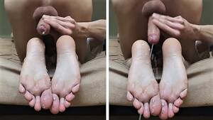 huge feet cumshots - HUGE MULTIPLE CUMSHOT ON MY LONG SOLES AND TOES - Pornhub.com