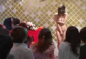 japanese wedding nude - OON, ENF, nude on stage, reluctant nudity video - Japanese bride has to  strip naked during wedding