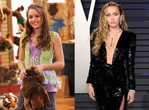 Emily Osment And Miley Cyrus Porn - Miley Cyrus Marks 14 Years of Hannah Montana: Where the Cast Is Now