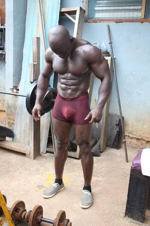 african big black dick bulges - Perfect Black Body and Huge Bulge in Pants | Black Muscle | Free Pictures