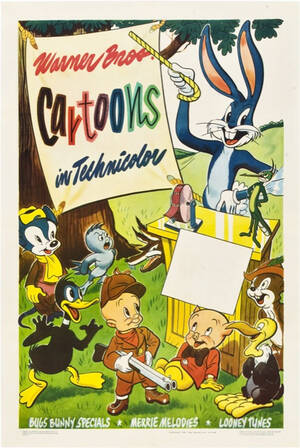 Lola Bunny Forced Porn - WARNER BROS. CARTOONS IN TECHNICOLOR - MovieArt Original Film Posters
