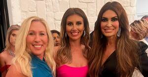Kimberly Guilfoyle Porn Career - Kimberly Guilfoyle, Marjorie Taylor Greene Pose Together At Party