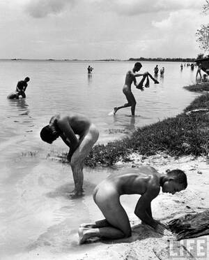 black vintage nude soldiers - Vintage photo of nude soldiers bathing Porn Photo Pics