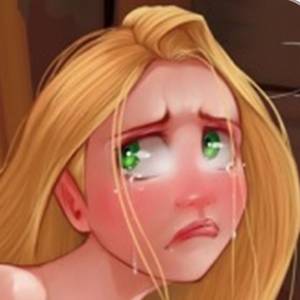cartoon princesses getting fucked - XXX full color nsfw disney porn illustration of busty Tangled princess  Rapunzel getting fucking raped by a brute ...
