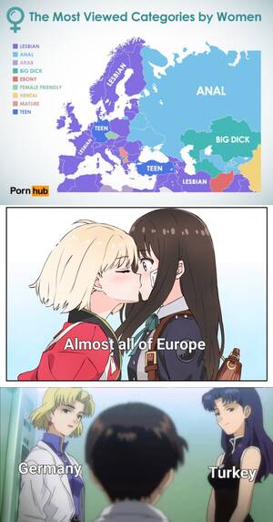 cartoon lesbian dick - care to explain, you two? : r/Animemes