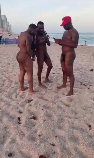Black Nudist Men Porn - Black Guys on Nude Beach - ThisVid.com