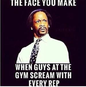 Funny Gym Porn - So true, Disturbing isht! might as well play a track with soft porn noises