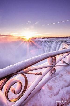 Niagara Falls New York Porn - Frozen Sunrise, Niagara Falls