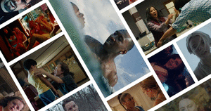 drunken campus party orgy gif - Every A24 Movie, Ranked