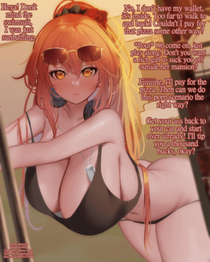Hentai Captions - The Rich Girl and the Stubborn Pizza Boy [f4m] [hey, let's do that porn  cliche] : r/hentaicaptions