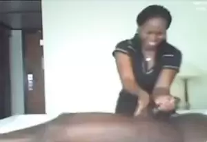 black massage handjob - Ebony massage and handjob cumshot | xHamster