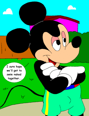 Mickey Mouse Feet Porn - Mickey's Pool - Page 4 - Comic Porn XXX
