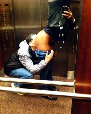elevator asian girls lick pussy - 