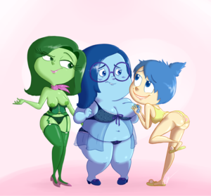Inside Out Animated Porn - Rule34 - If it exists, there is porn of it / timoteihiv, disgust (inside out),  joy (inside out), sadness (inside out) / 4507736