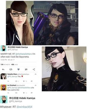 Bayonetta Pornstar - Hideki Kamiya (creator of Bayonetta) endorses the mouthfeel. :  r/ContraPoints
