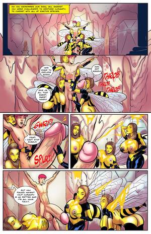 cartoon queen bee porn - Queen Bee Phenomenon 4- Bot - Porn Cartoon Comics