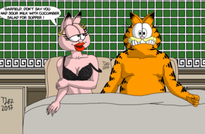 Cartoon Porn Regular Show Arlene - Feline Intimacy 2017: Garfield and Arlene by TeeJay87 - Fanart Central