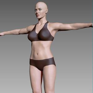 Angelina Jolie Porn 3d - angelina jolie 3D Model in Woman 3DExport