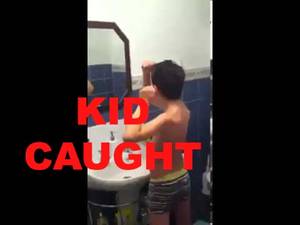 boy caught masturbating by mom - 