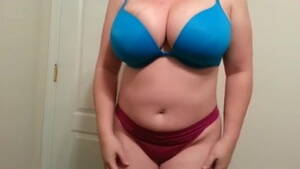 black saggy boobs bra - bbw Lateshay 36G saggy tits black mini blue bra strip | xHamster