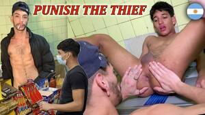 Gay Punishment Porn - Punishment for the thief gay porn video on Bolatino