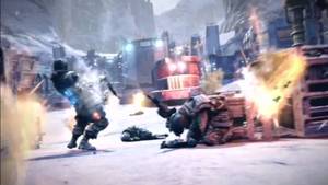 Killzone 3 Porn - What few ISA troops made it ashore to Providence get caught in a shooting  gallery, as the Helghast turn their anti-air bunkers on the advancing  troops.