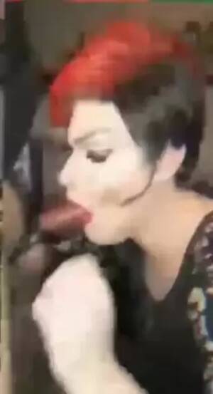 ebony drag queen fucking - Red Haired drag queen goes all the way watch online