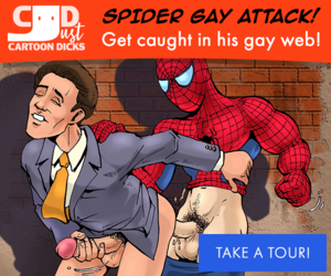 Gay Blowjob Cartoon - Gay Blowjob for a villain | Gay Sex Comics